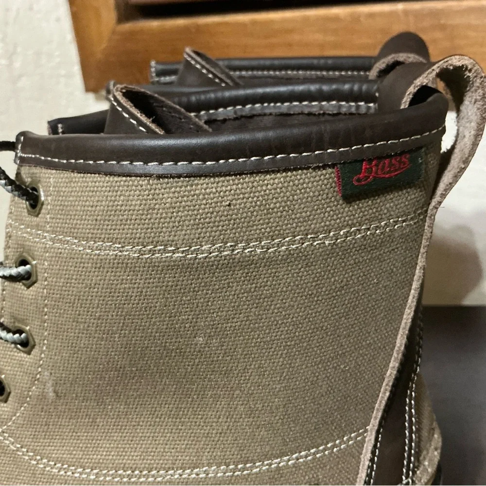 G.H. Bass & Co. Men's Duck Boots - Olive and Tan